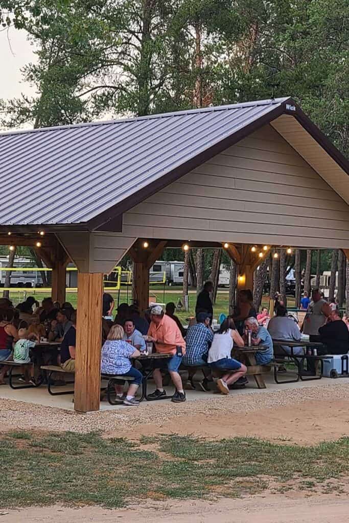 Winding River Covered Picnic Area
